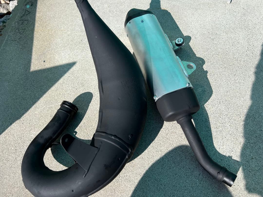 YZ125 チャンバー、サイレンサー