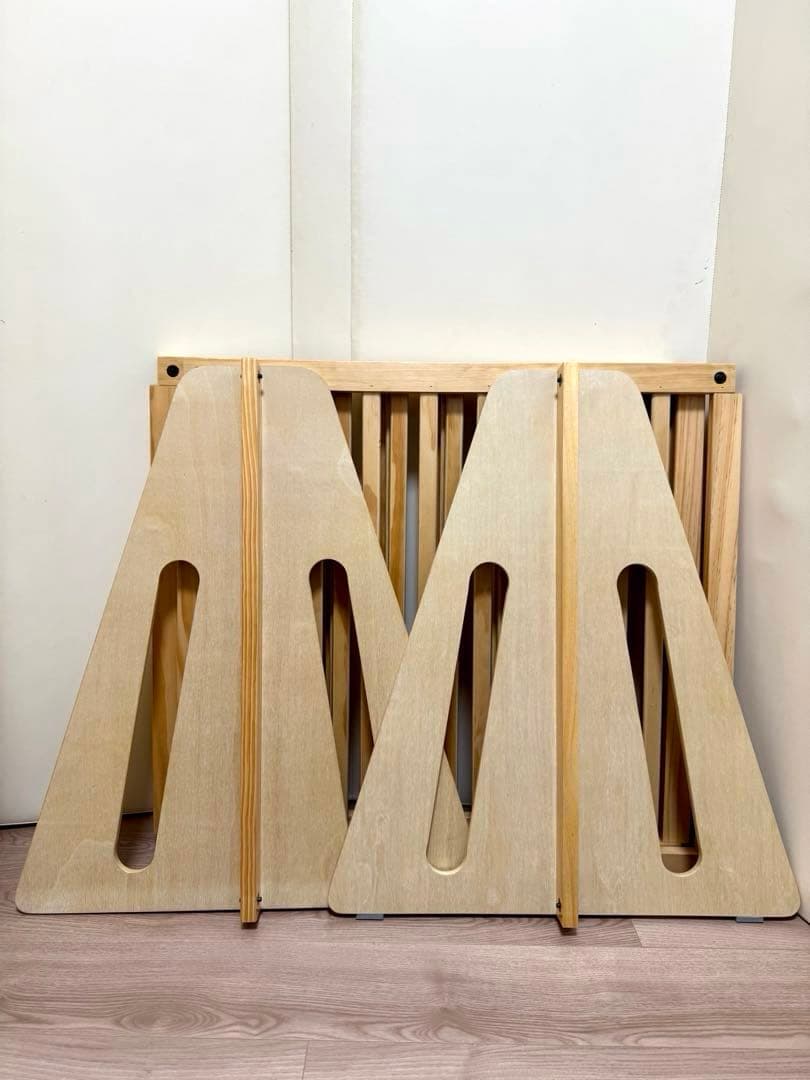 日本育児 木製 パーテーション FLEX400-W ベビーゲート