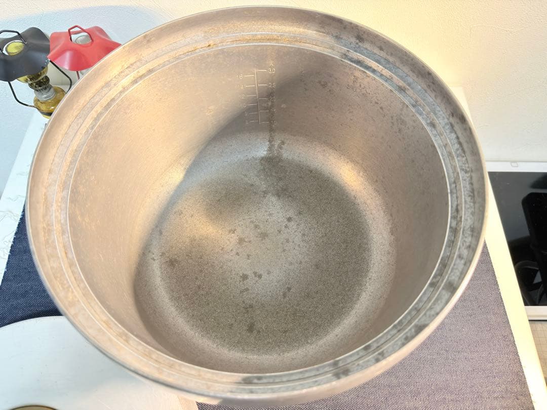 点火確認済 ナショナル ガス自動炊飯器 PK-32 LPガス 昭和レトロ 3L