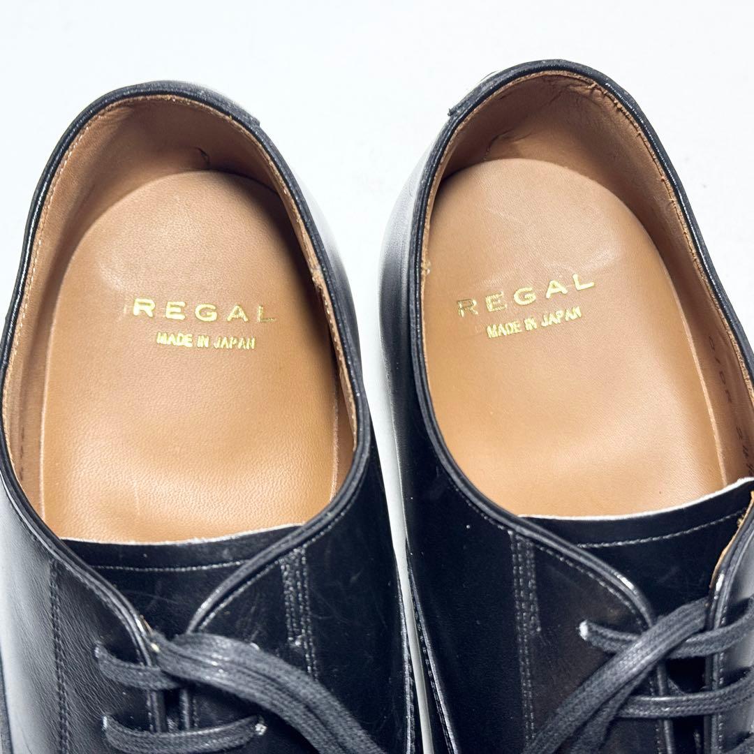 ꧁美品꧂ REGAL リーガル 革靴 ストレートチップ 01DR 黒 ビジネス靴