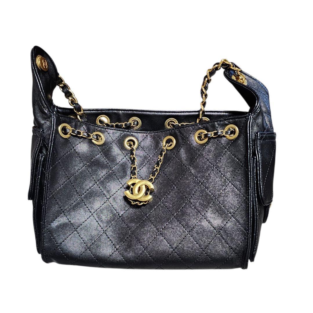 な*つ様 CHANEL　トートバッグ　キルティング　チャーム　ノベルティ