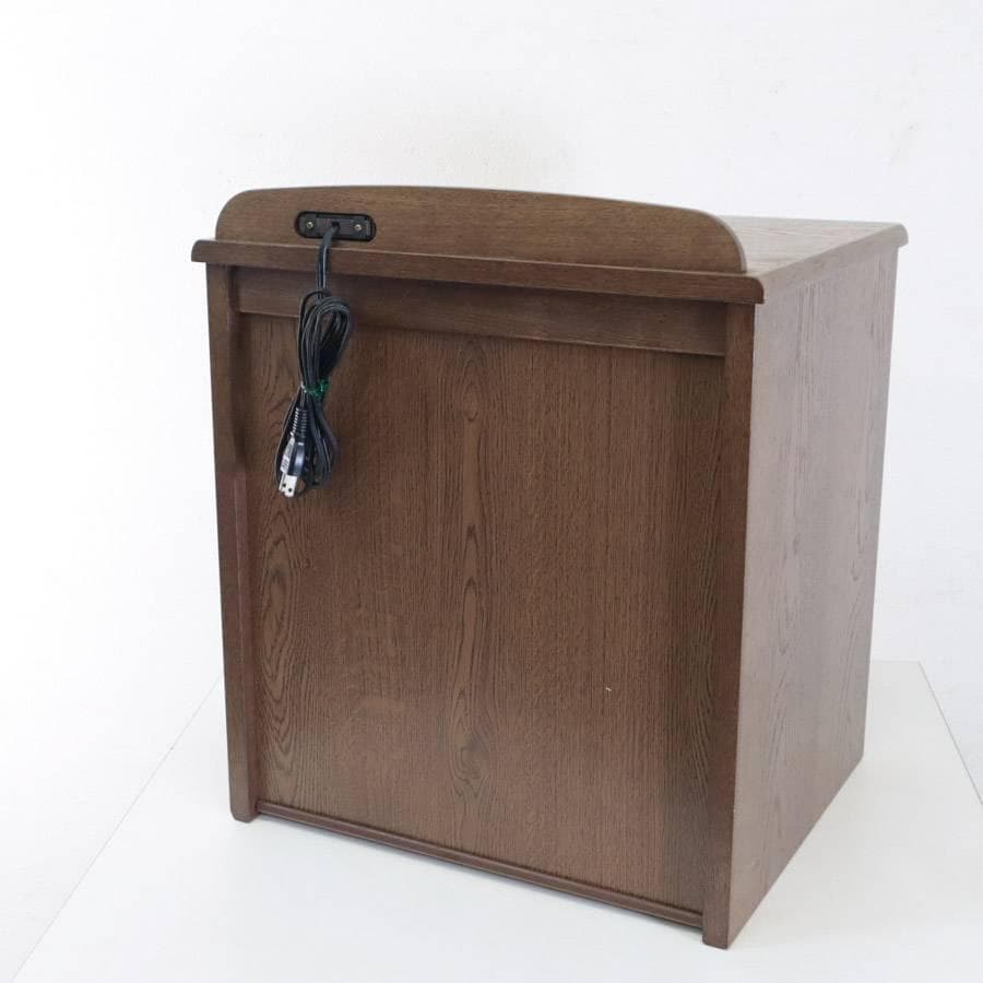 カリモク家具 ナイトテーブル サイドテーブル コンセント付き AT8710MW