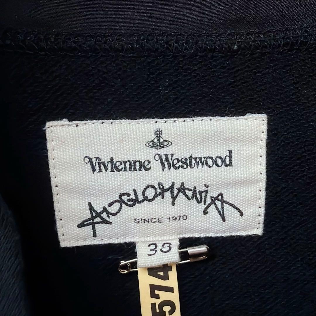 ヴィヴィアンウエストウッド　アングロマニア　変形パーカー　オーブ刺繍　異素材切替