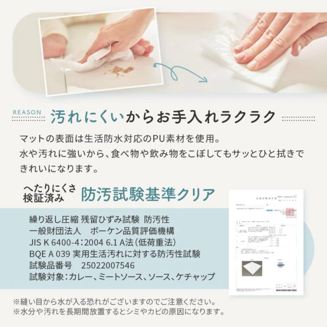 【超美品】厚手プレイマット 120×200cm Carre bebe