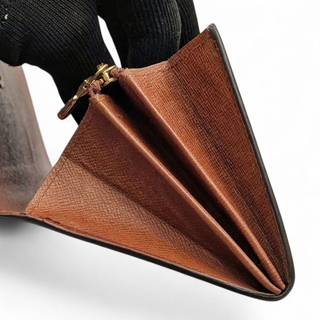 【良品】ルイヴィトン モノグラム ポシェット ポルトモネ クレディ 長財布