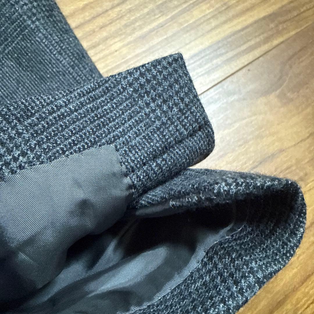 ビームスf HANDMADE DORMEUIL ウール グレンプレイド スーツ