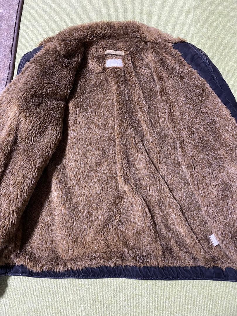 N-1デッキジャケット　USNAVY USN ブラック　フェード