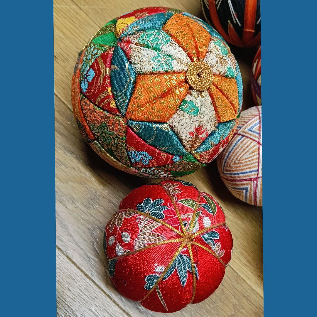 AL83 手毬 手まり 刺繍 ハンドメイド 昭和レトロ まとめ69個木目込2個