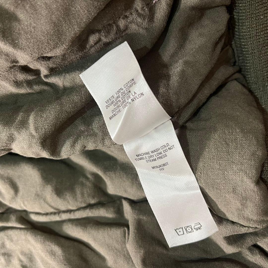 90s Cabela's カベラス 中綿 ワークジャケット レザー襟 古着