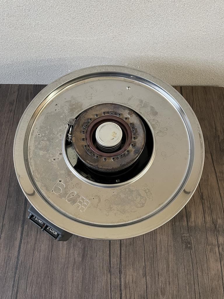 ①リンナイ　ガス炊飯器　RR-300C　LPガス（3.3升）2022年製