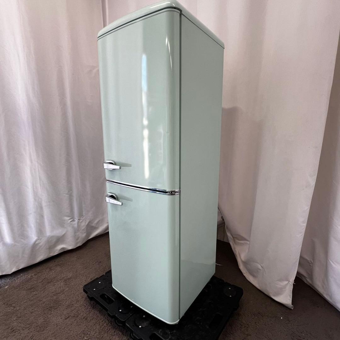 128　レトロ　冷蔵庫　130L　スリム　可愛い　一人暮らし　設置無料　安い‼️
