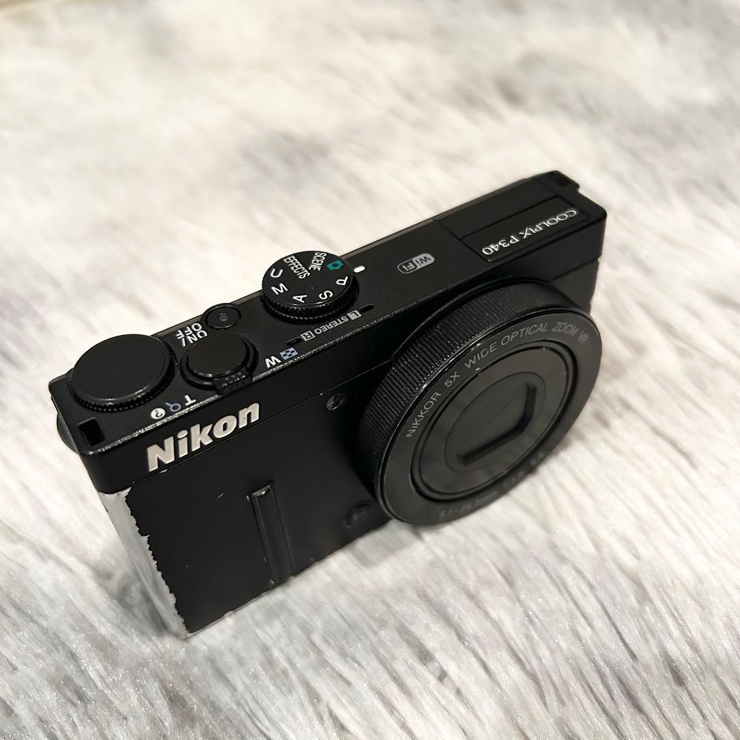 【完動品】 Nikon COOLPIX P340 ブラック ニコン
