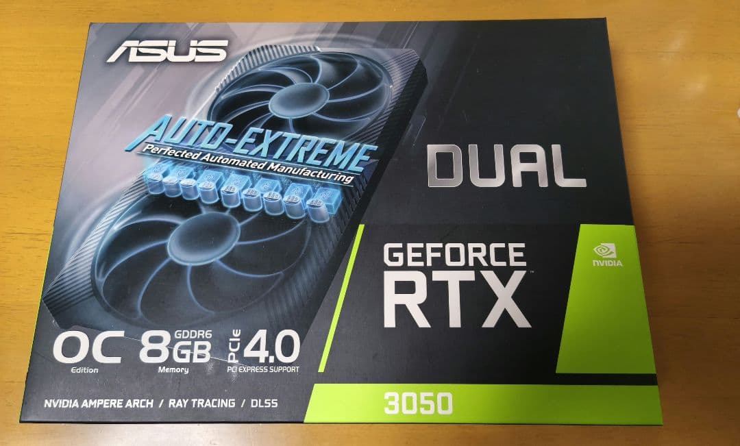 グラフィックボード・グラボ・ビデオカード ASUS GeForce RTX 3050 OC Edition 8GB