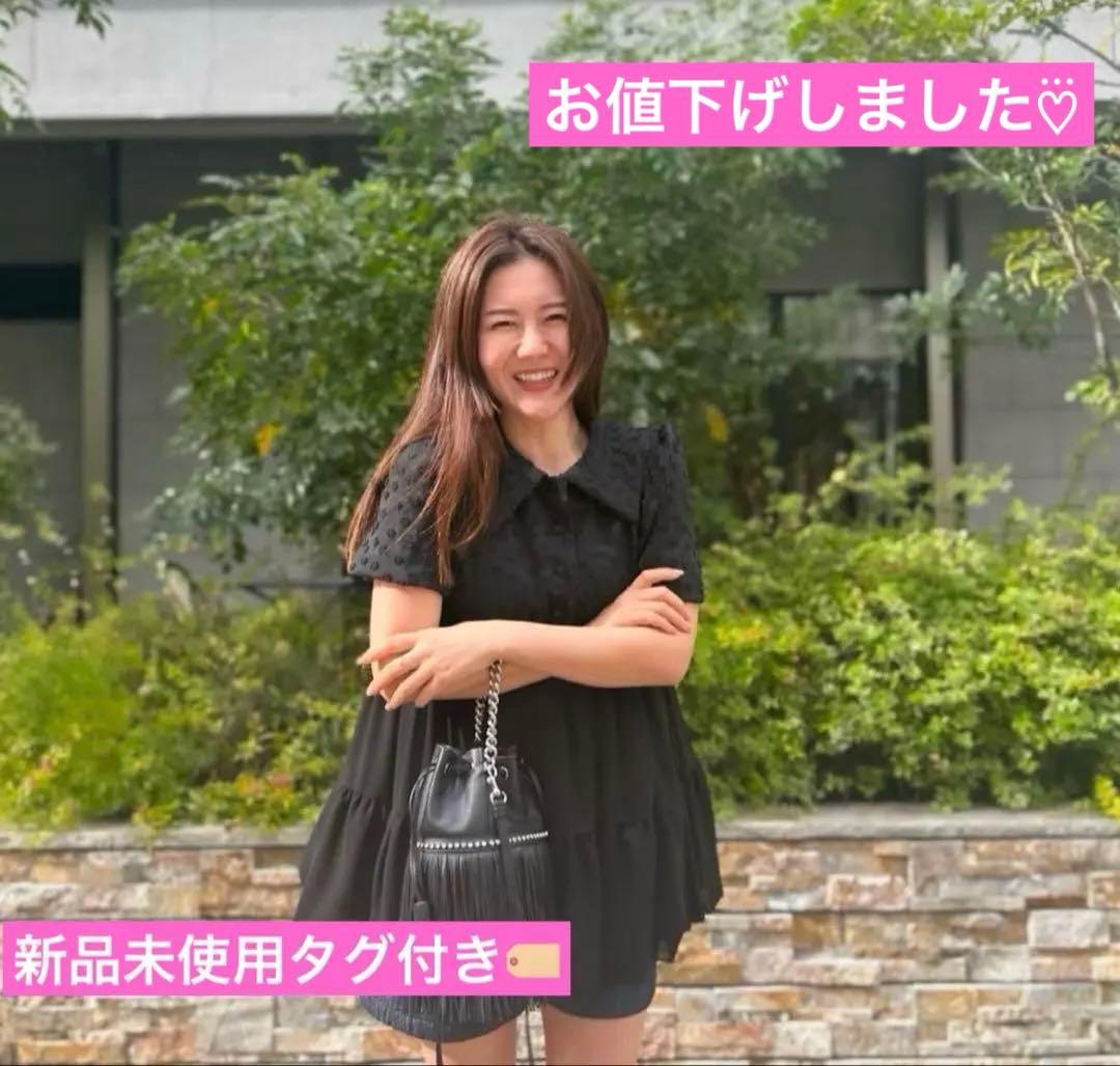 新品ロージーモンスター petit flower chiffon blouse