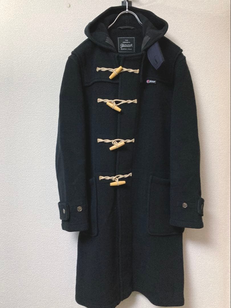 英国 希少 グローバーオール men's BIGI Wネーム ダッフルコートXL