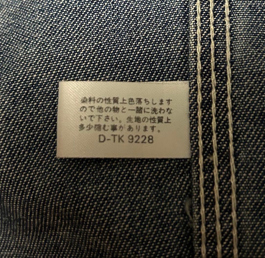 やーま Lee カバーオール　M 復刻　デニム　色落ちあり
