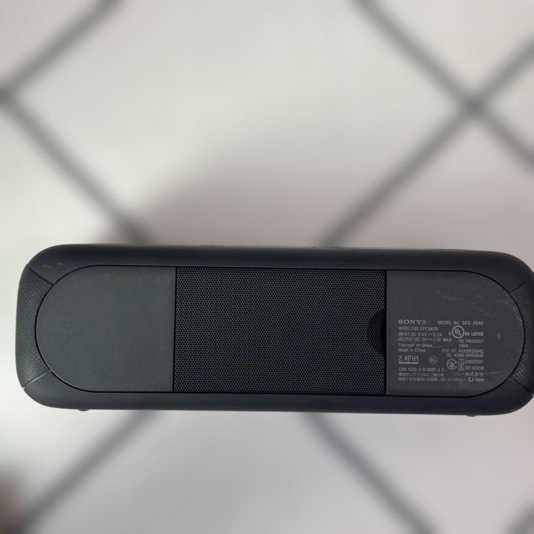 ソニー SRS-XB40 ワイヤレスポータブルスピーカー Bluetooth接続