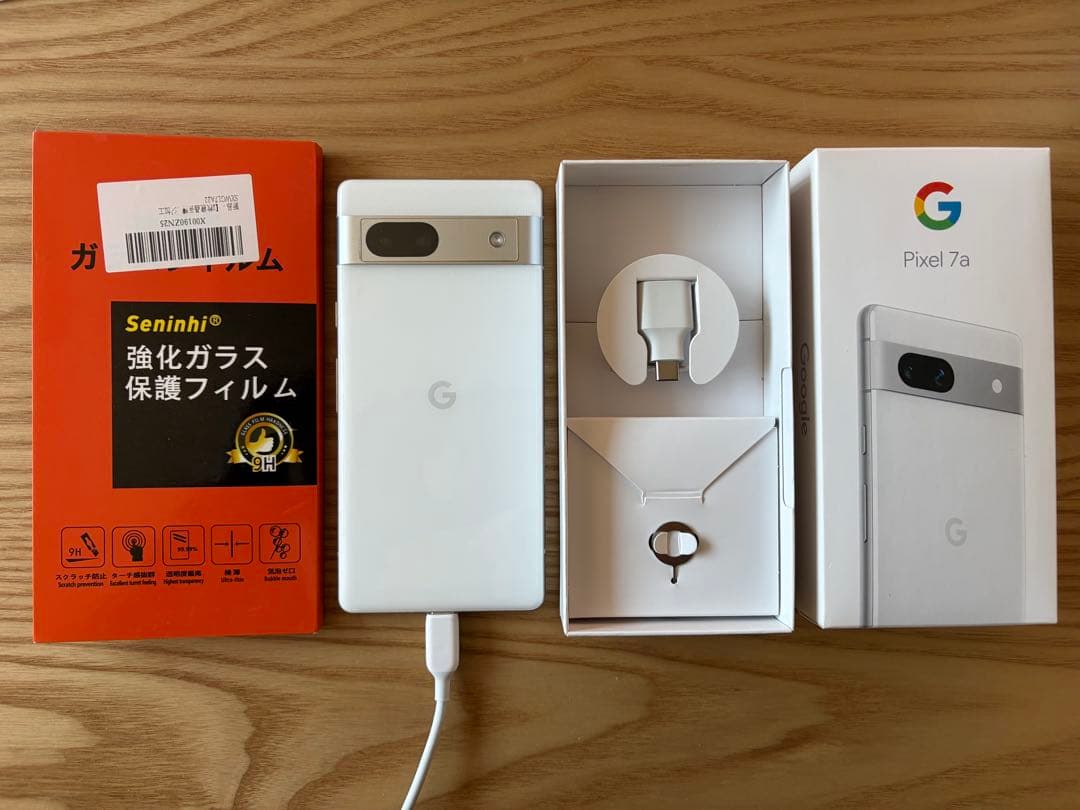 【美品】Google Pixel 7a ホワイト本体＋おまけ