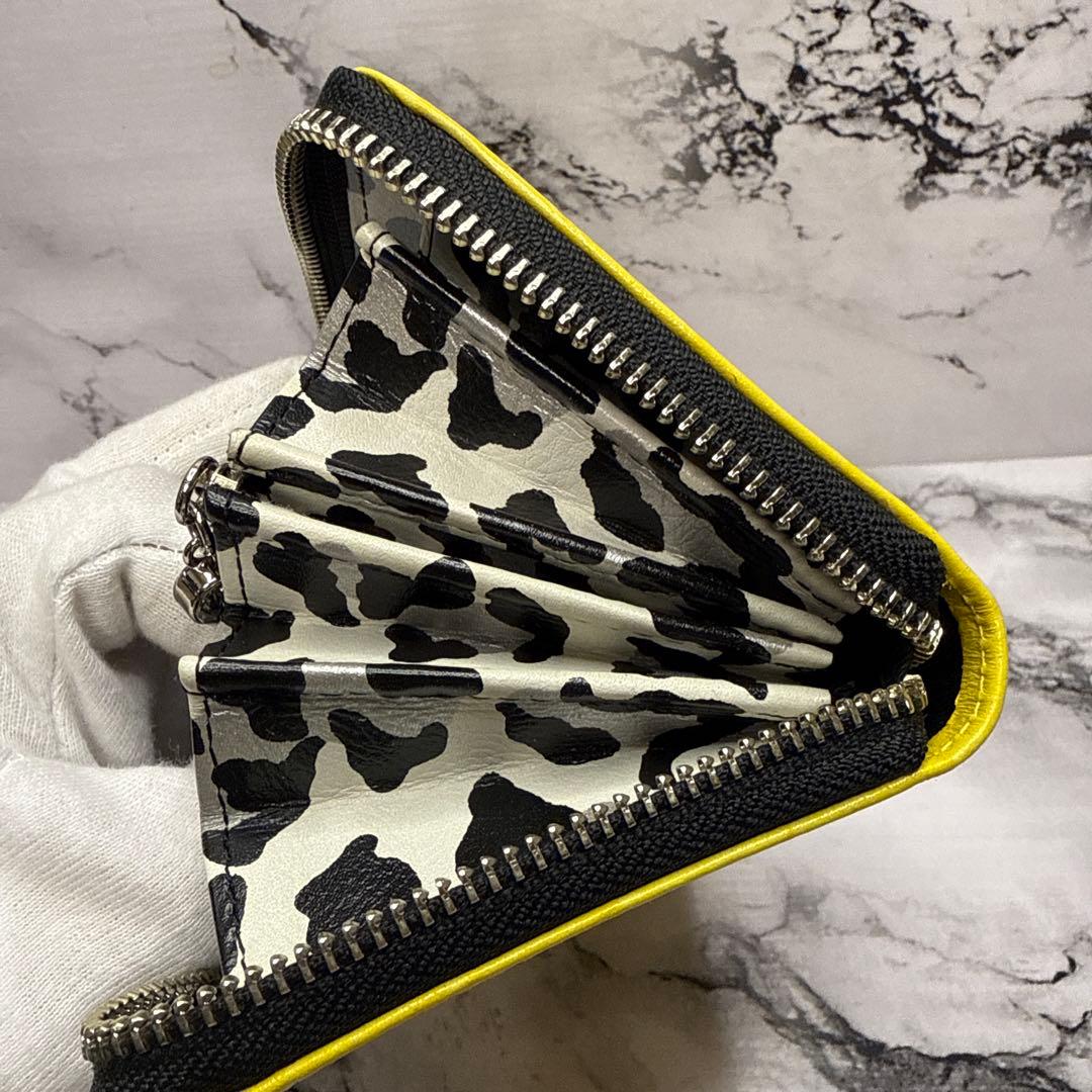 (極美品)大人気、シンクビー、長財布、ラウンドジップ、オールレザー、型押しクロコ