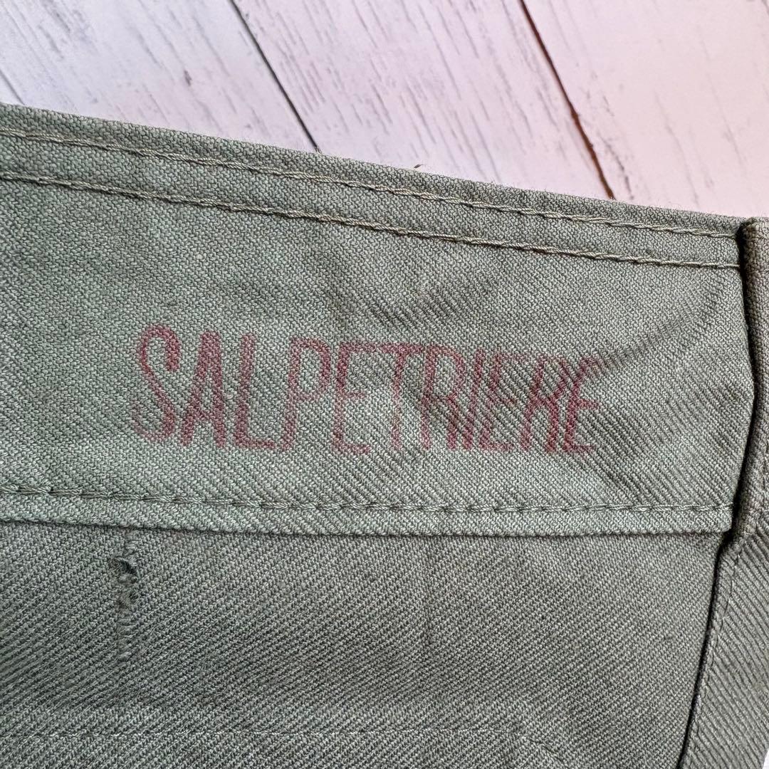 60s フレンチ ホスピタル カバーオール ワークジャケット ユーロワーク L