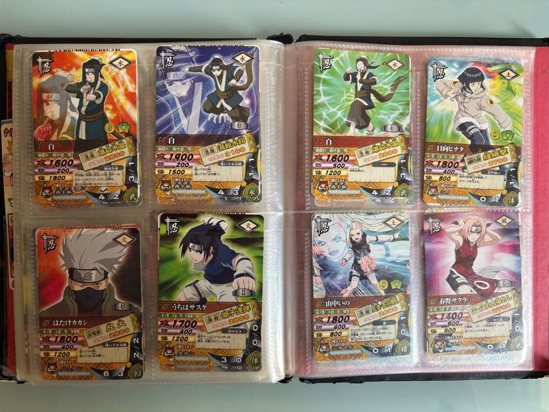ナルティメットカードバトル　カードダス　レア　爆レア　パンフレット　バインダー付