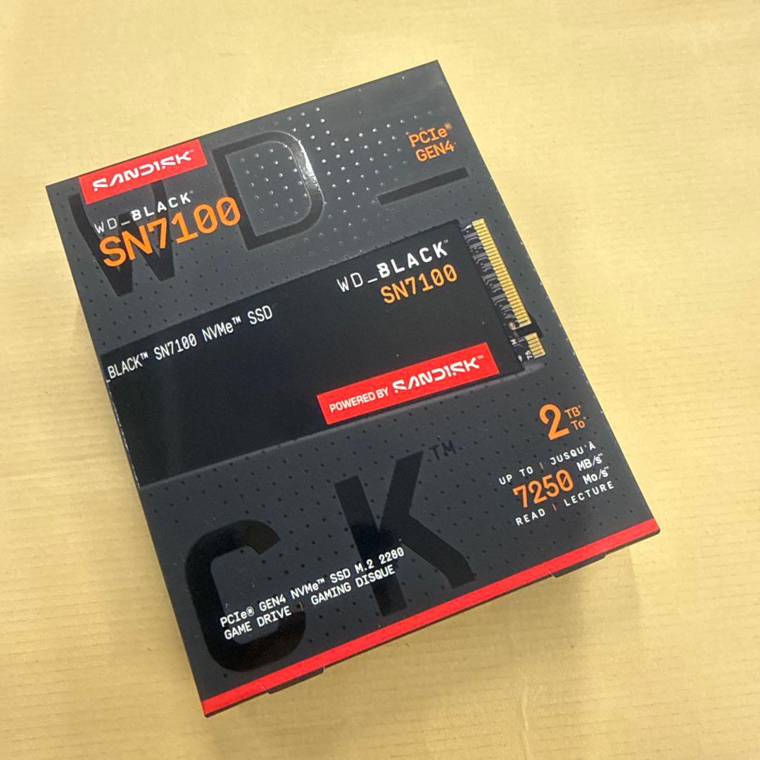 新品未開封　WD_BLACK SN7100 2TB NVMe SSD