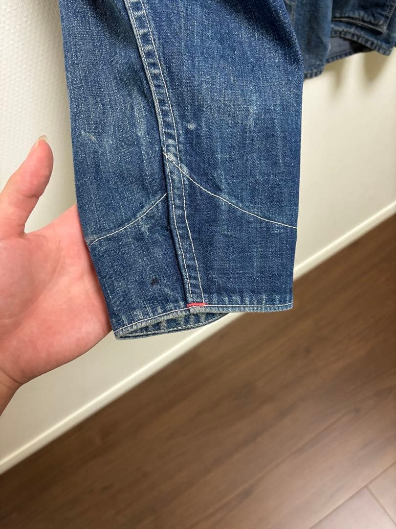 40s ヴィンテージ デニムカバーオール 大戦期〜戦後 / 2ポケット