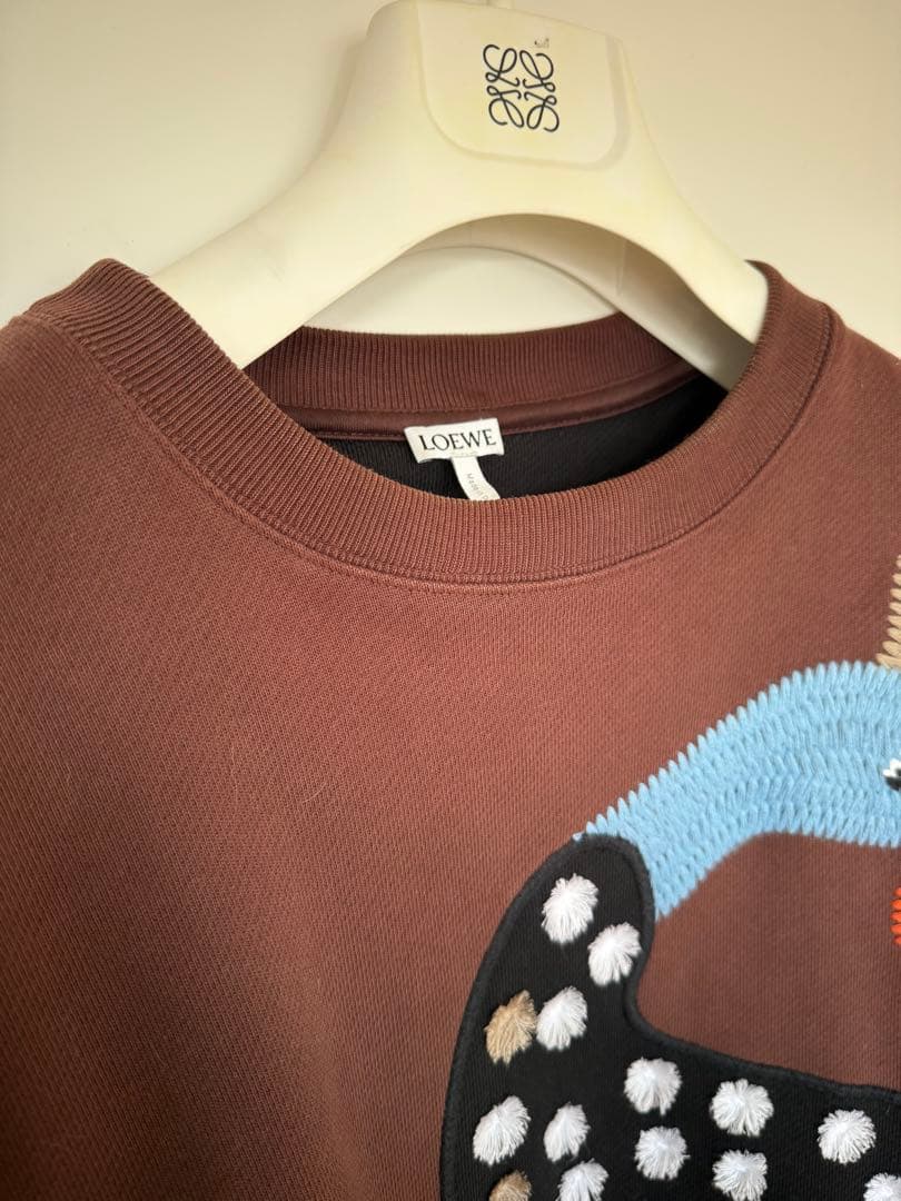 LOEWE 鳥刺繍 クルーネック トレーナー