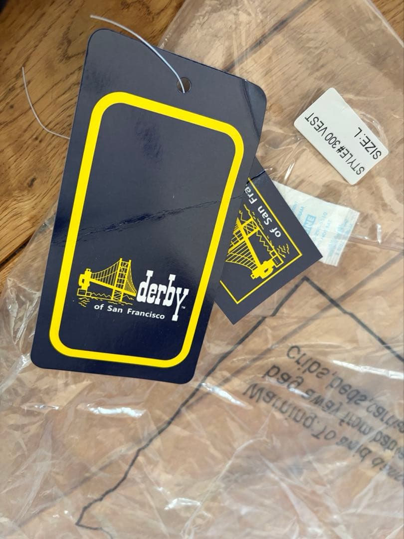 同型キムタク着 23AW ダービーオブサンフランシスコ ベスト 300 黒L美品