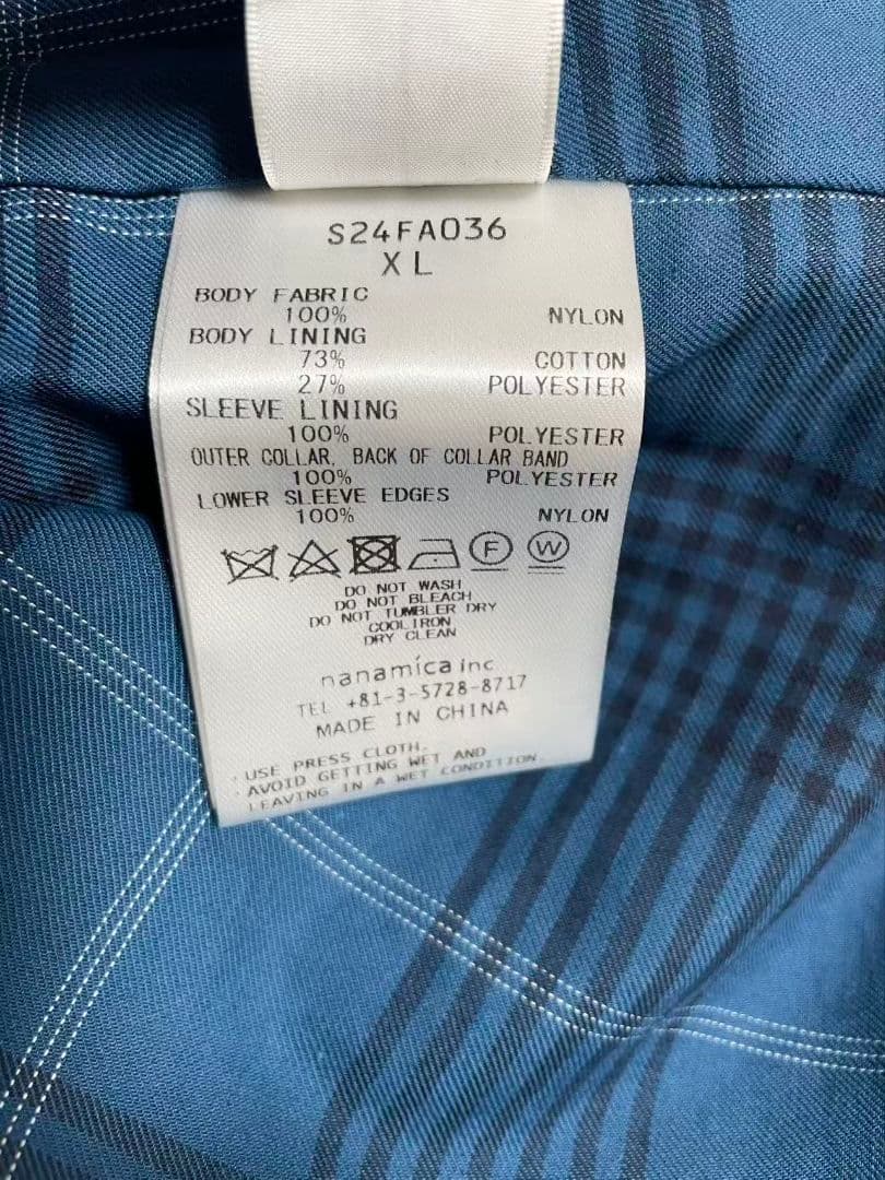 ナナミカ 2L パーテックス アンリミテッド フィールド ジャケット