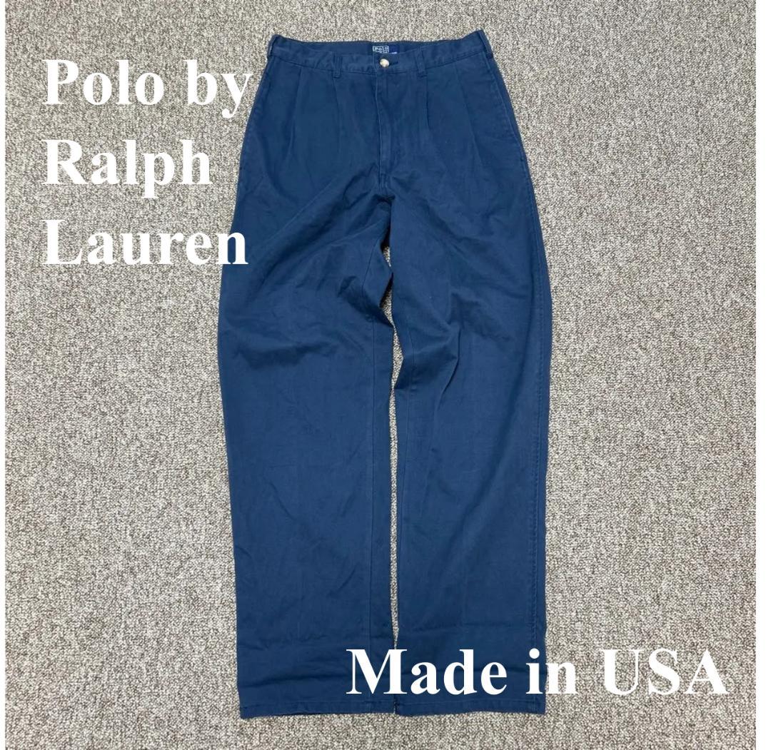 90s Polo by Ralph Lauren ポロチノ USA製 ツータック