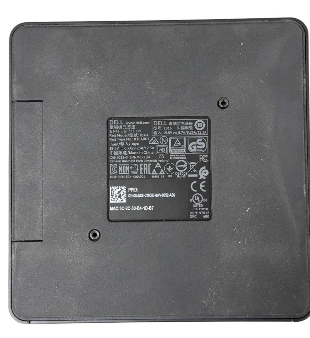 【中古】DELL K16A ドッキングステーション