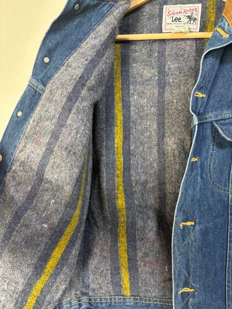 束*郎様 美品！80,s USA製　Lee STORM RIDER デニムジャケ