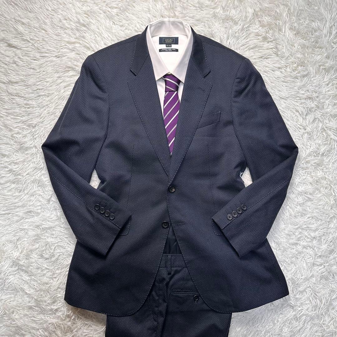 専用希少 極美品 ポールスミス 青薔薇柄 花柄 セットアップ白ステッチ 総裏 L