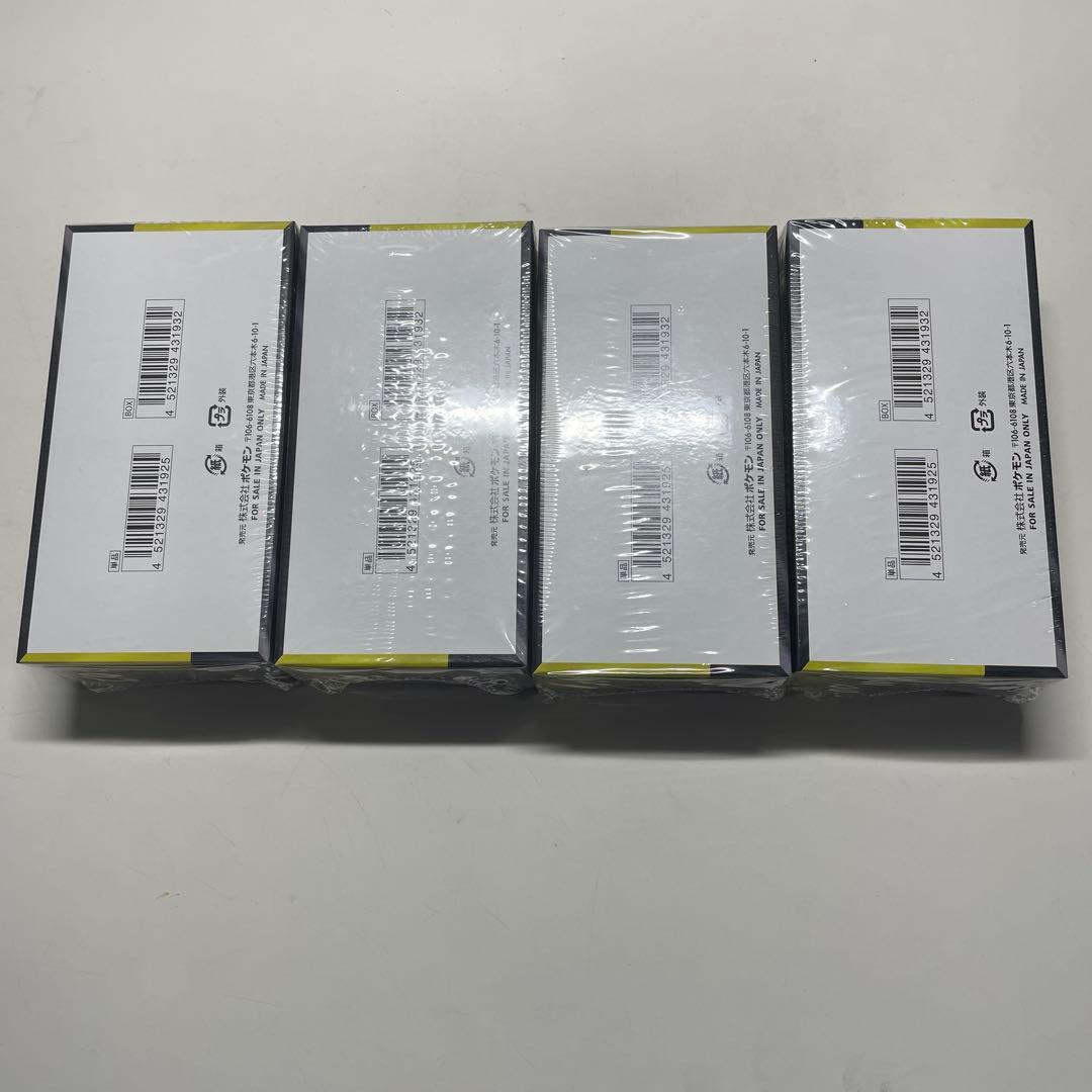 MEGAドリームex ボックス 4BOXシュリンク付 ポケモンカード 新品未開封