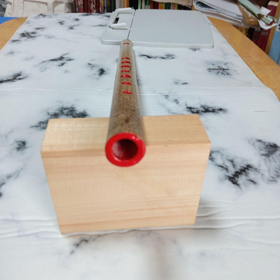 篠笛　唄用　六本調子　37 紋竹