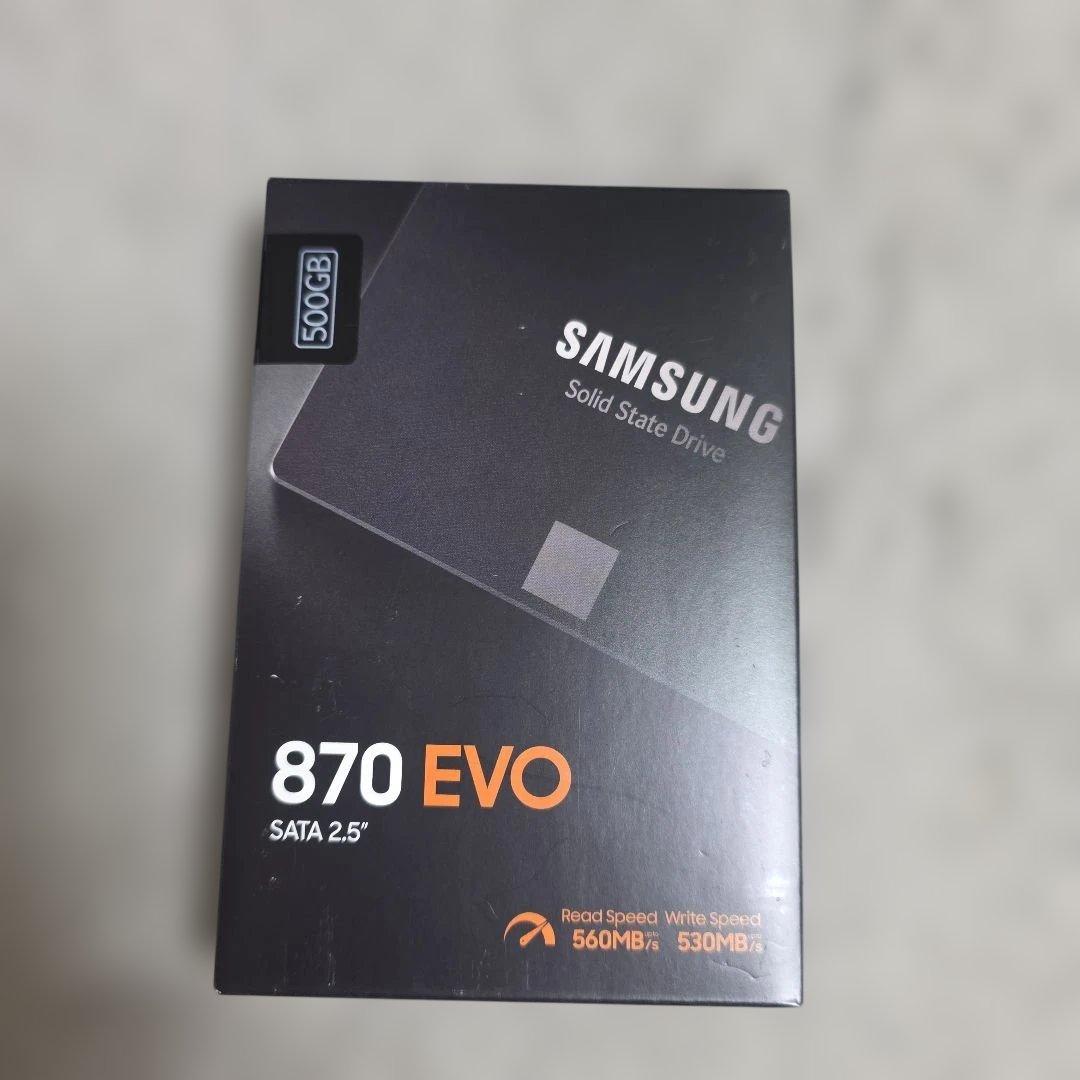 【新品未使用】Samsung 870 EVO 500GB SATA 2.5
