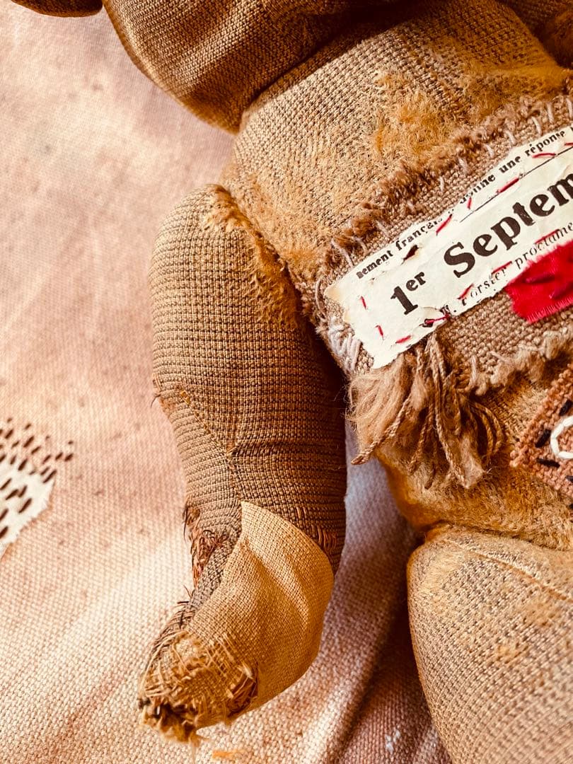 あ*ち様 唯一無二　アンティークベア　襤褸ちゃん