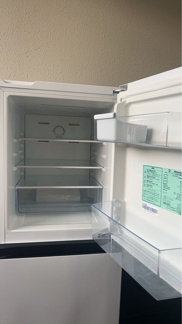 Hisense ホワイト 冷蔵庫