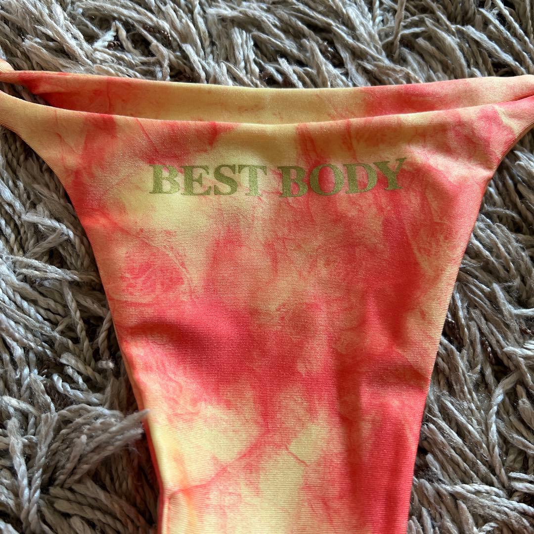 ベストボディジャパン公式ビキニ　マーブルオレンジ　Sサイズ