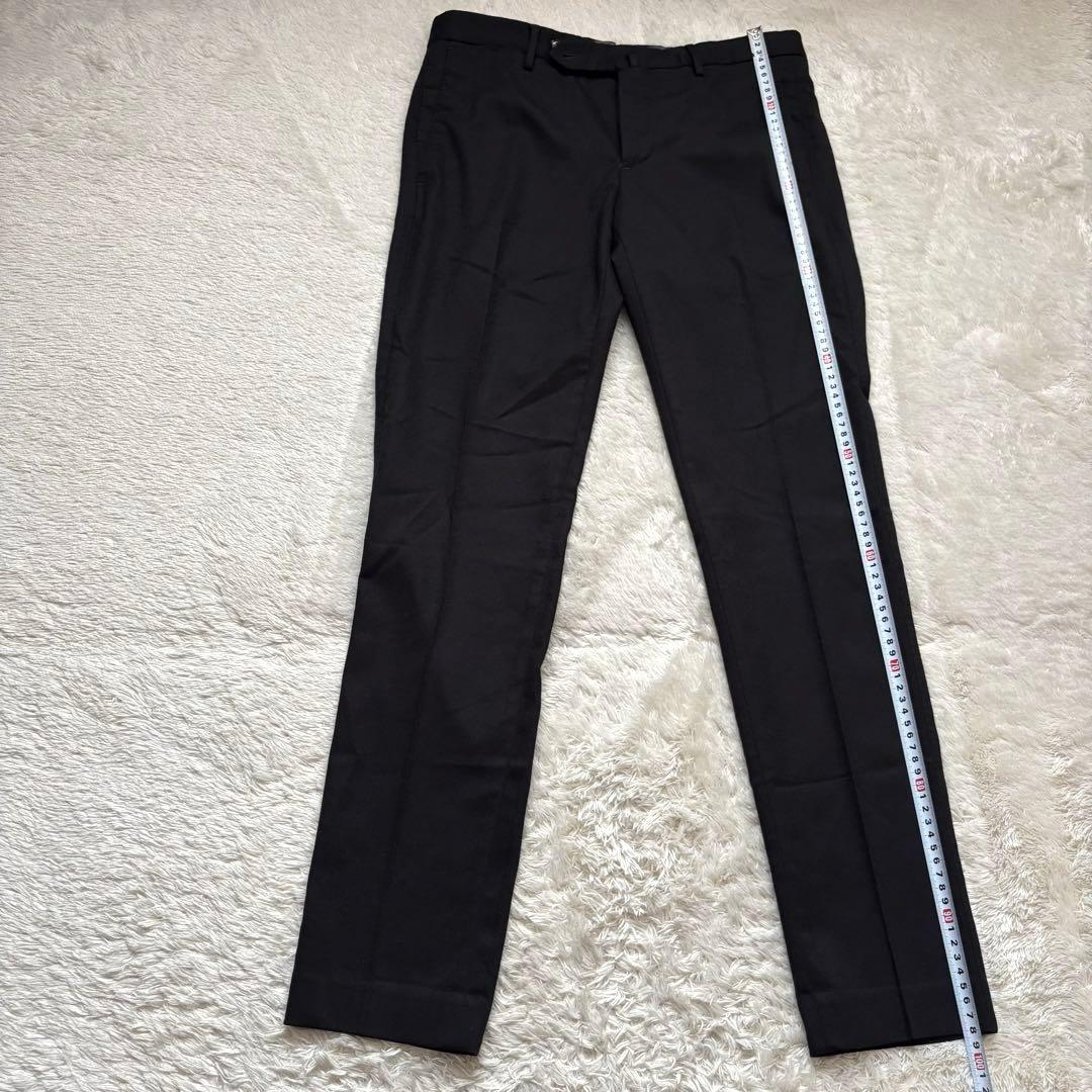 PT01 スラックス ノープリーツ ストレッチ ウール 46