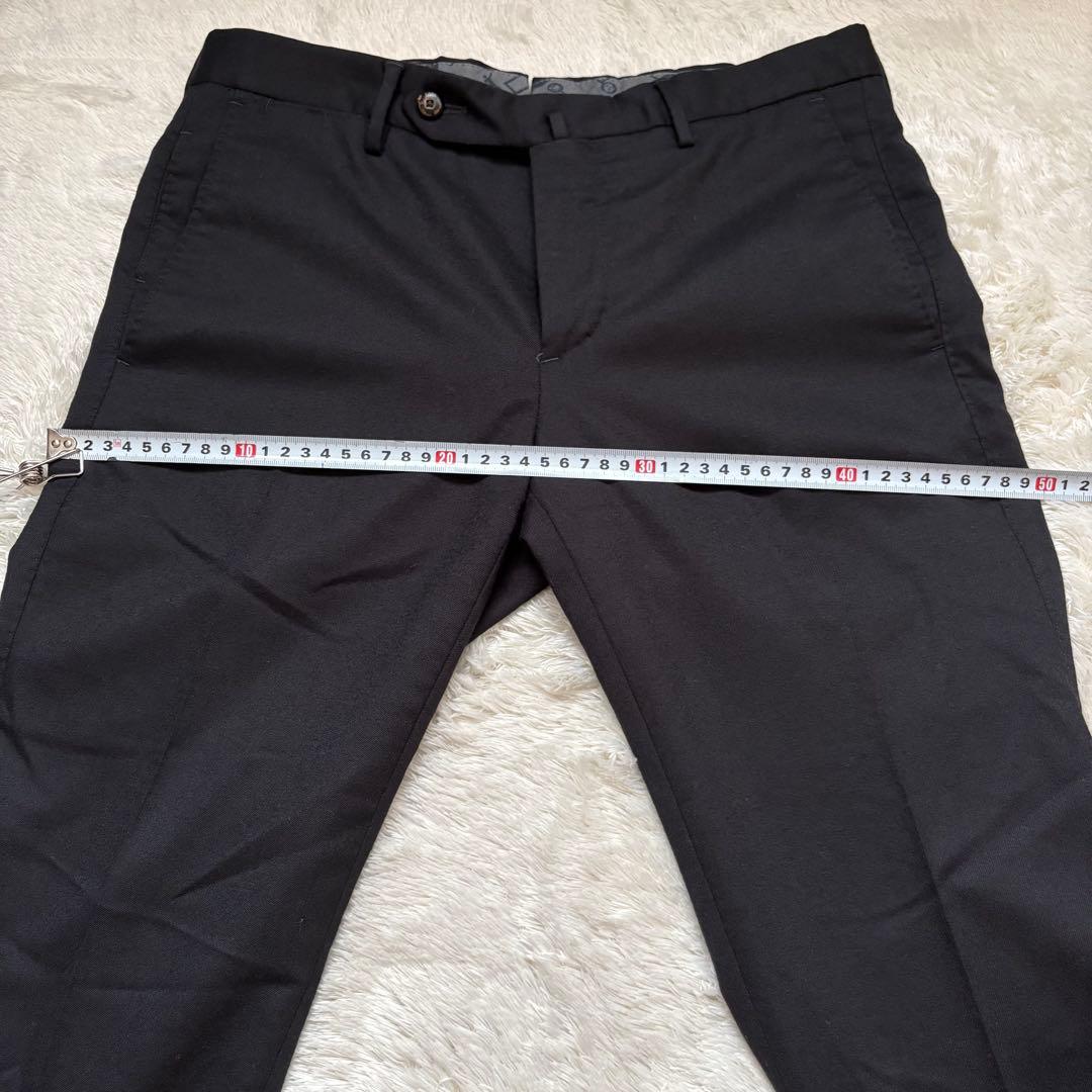 PT01 スラックス ノープリーツ ストレッチ ウール 46