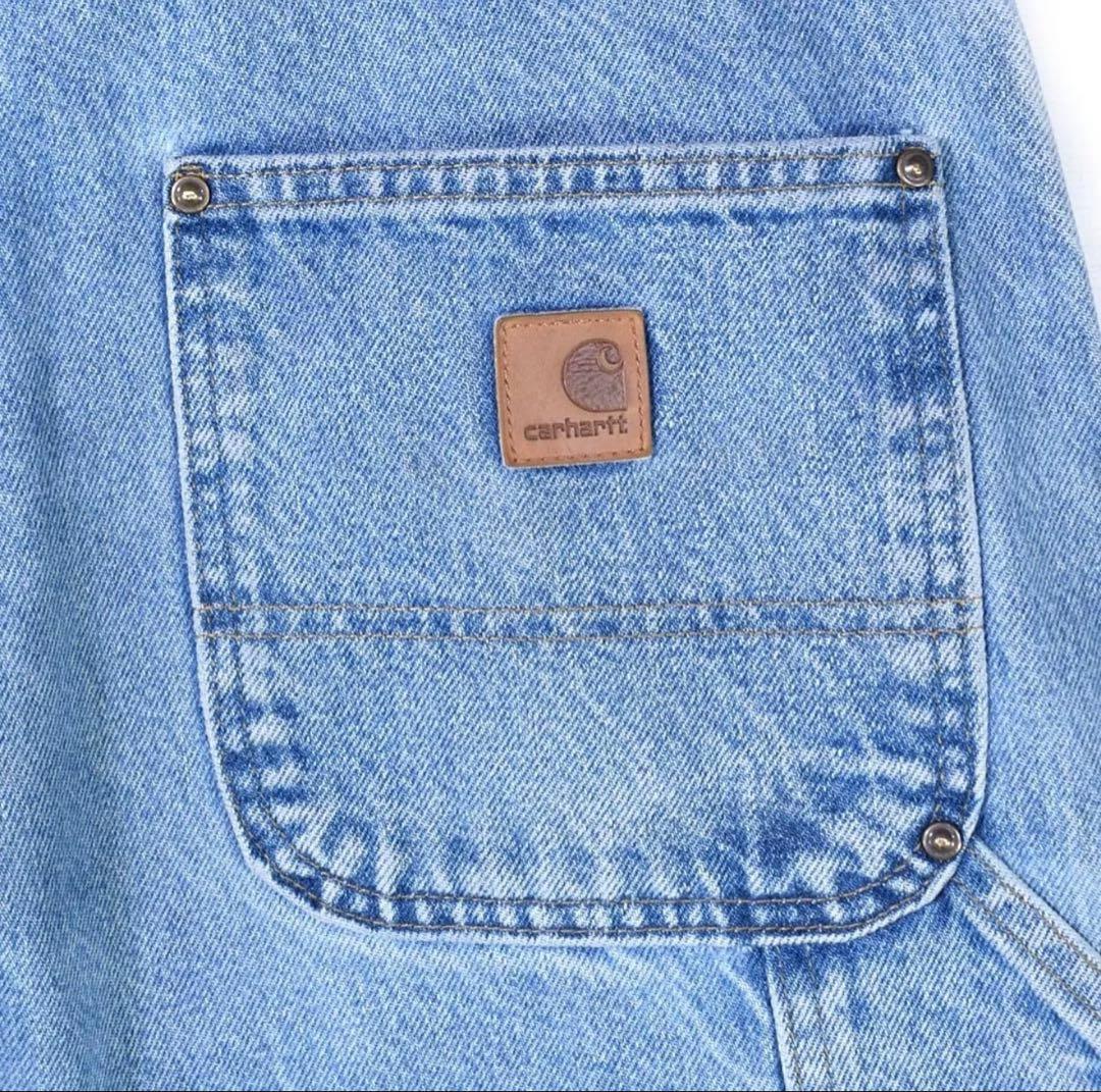 断*K様 Carhartt カーハート ダブルニーデニム メキシコ製 W34 L