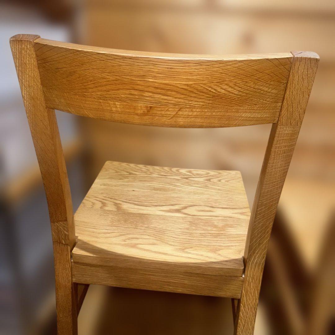 無印良品　無垢材オーク材 チェア 2脚セット