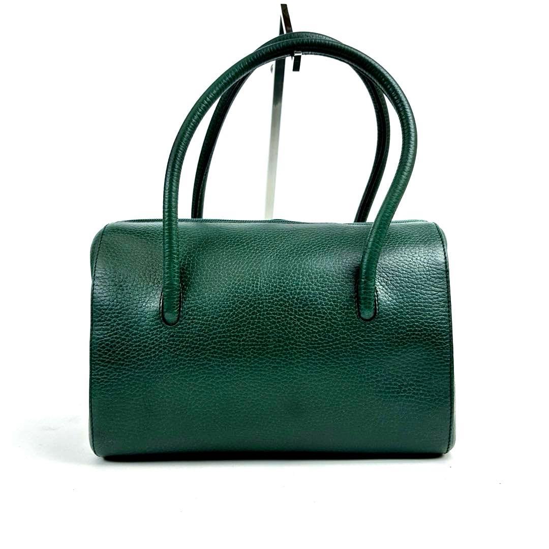 ねこたい カルティエ マストライン ハンドバッグ ゴールド金具 裏地総柄