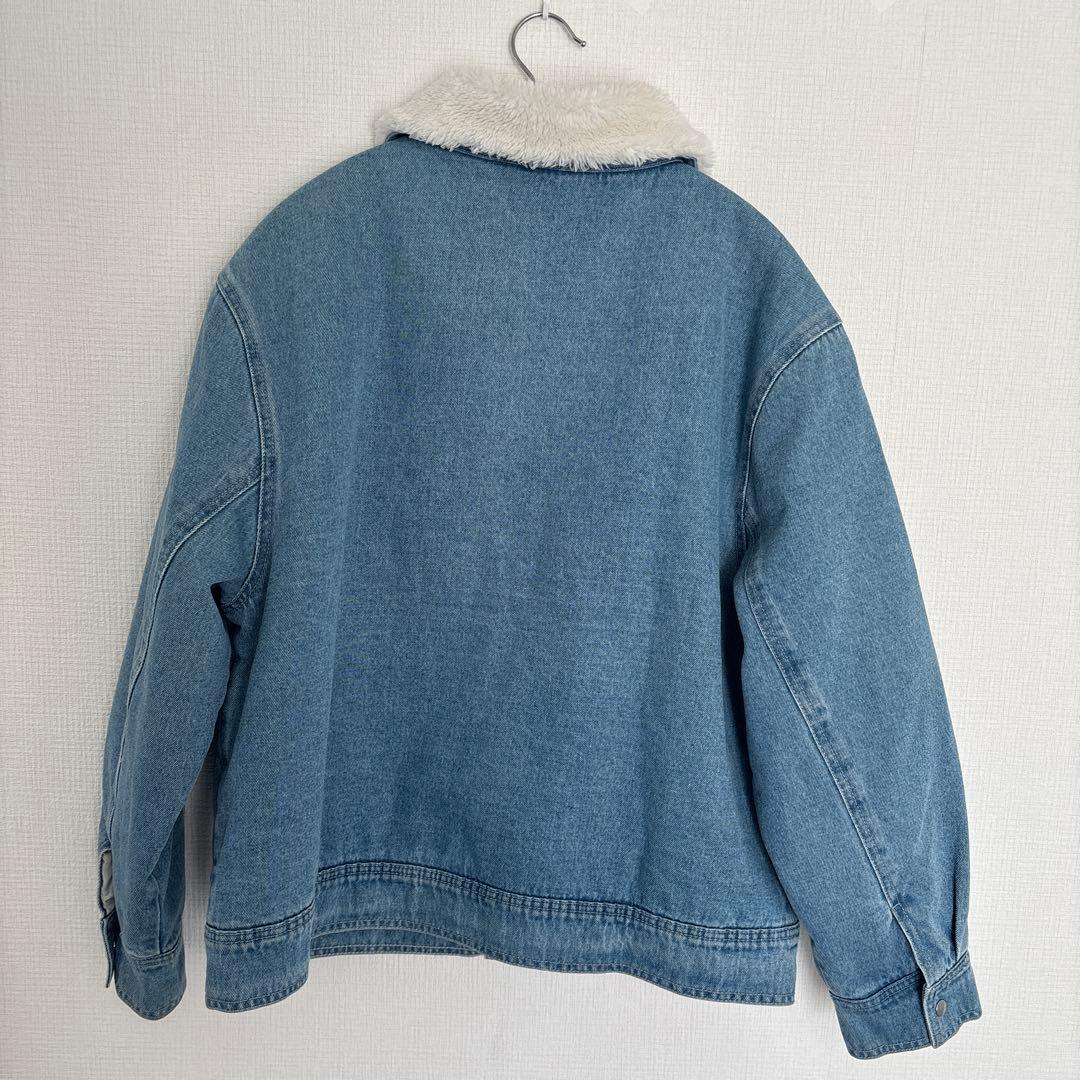 アディダスオリジナルス　デニムジャケット　ボアジャケット　未使用に近い美品　XL