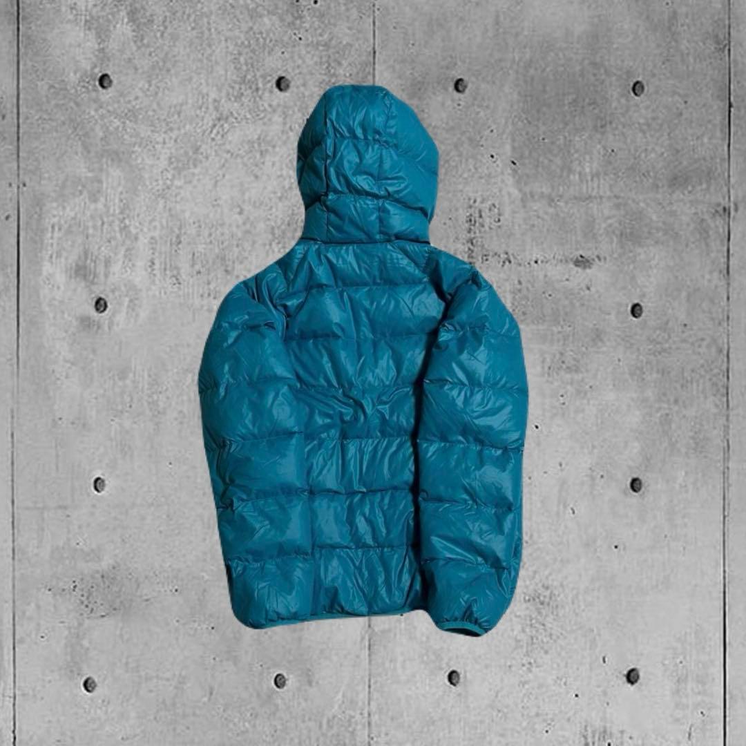 【今季注目カラー】mont-bell ダウンジャケット M ブルー 肉厚