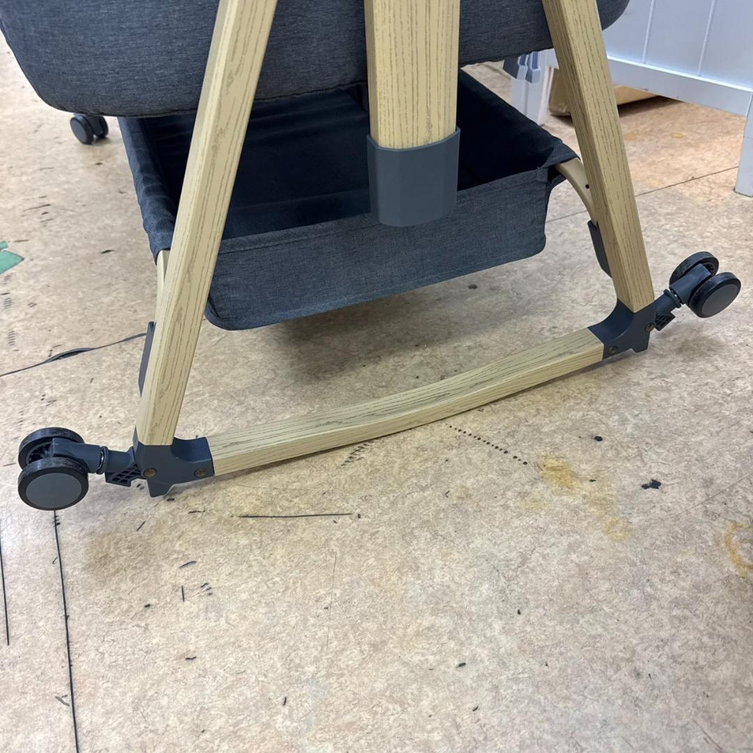 ★★HZDMJ　折り畳みベビーベッド　BabyCrib C03　グレー