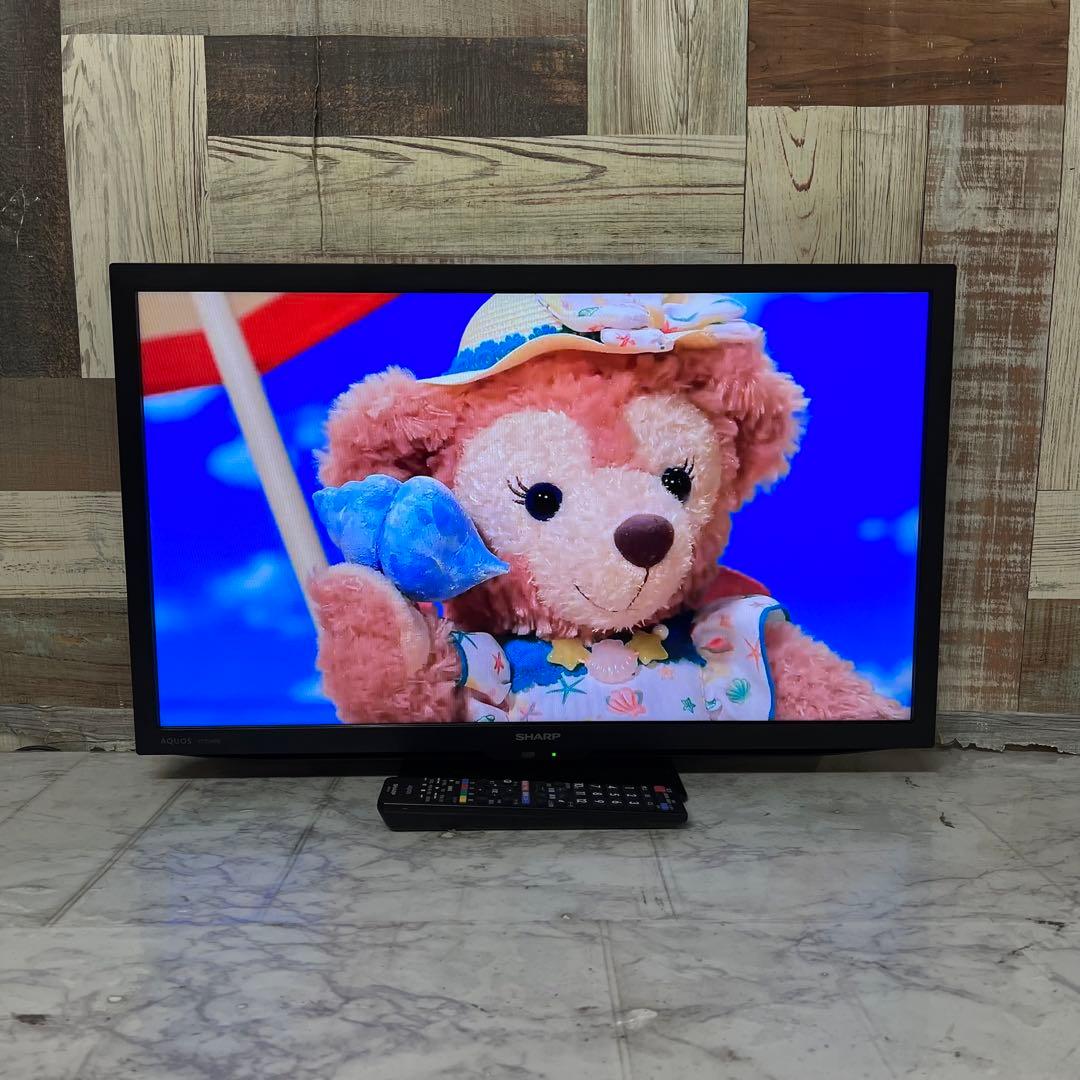 即日受渡❣️全国送料込半年前購入SHARP24V型外付HDD対応・裏番組録画対応