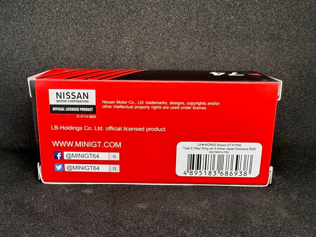 MINI GT ▶︎74 LB Works Nissan GT-R ADVAN